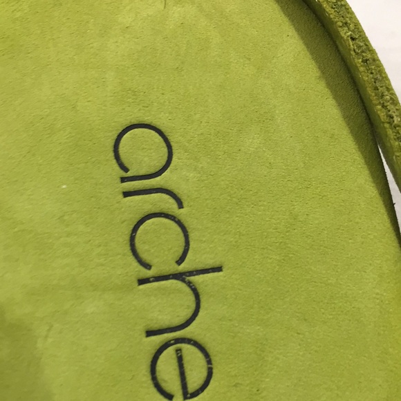 Arche lime green new buck suede sandal - Picture 5 of 5
